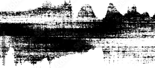 Seamless thin grunge texture with invisible cracks for design overlay or background