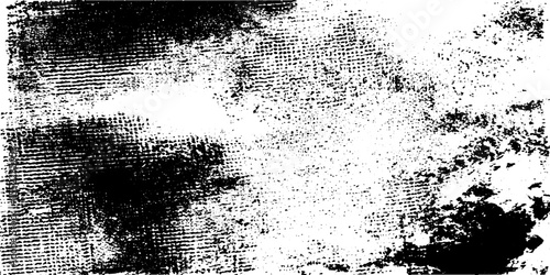 Seamless wool texture with fiber fuzz and ink mist overlay design