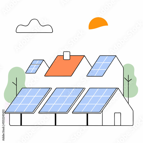 Installing solar energy panels on rooftops