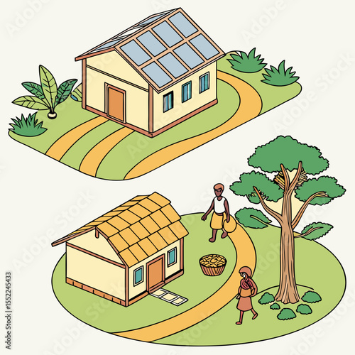 Economic impact of solar energy in developing countries