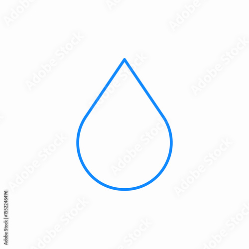 liquid droplet icon sign vector