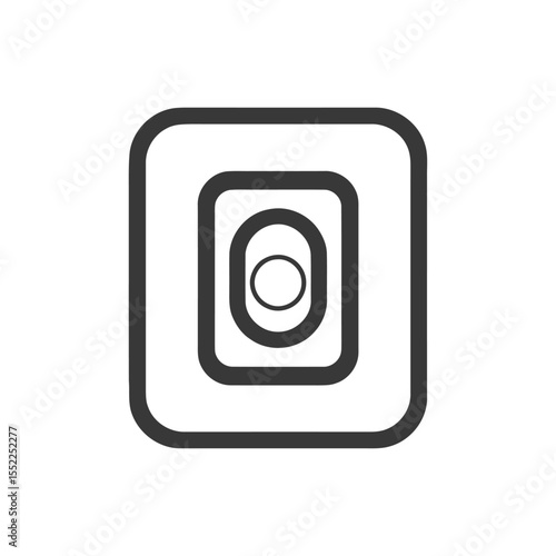 Concentric Shapes: Minimalist Design with Rounded Rectangles and Circle in Center Free Download Concentric Shapes: Minimalist Design with Rounded Rectangles and Circle in Center - GFXLoad