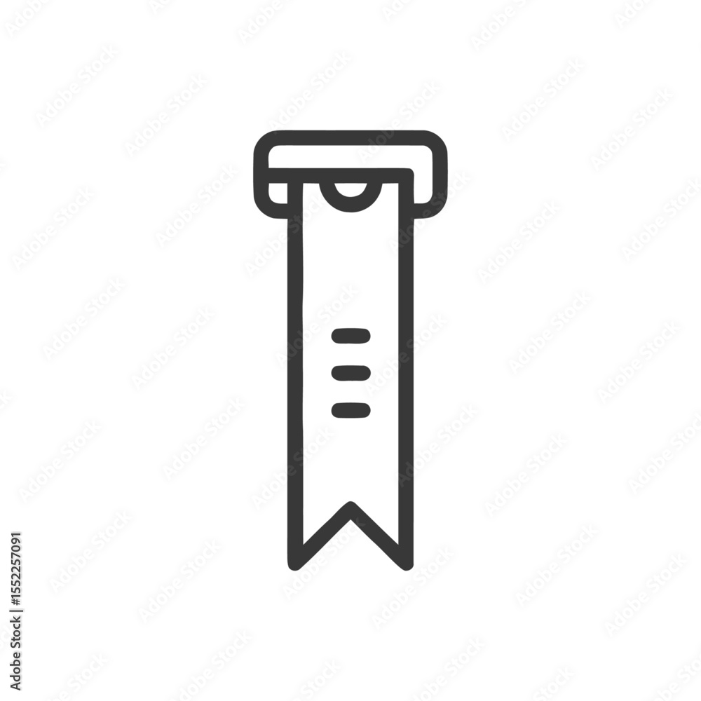 Minimalist Bookmark Icon: Simple Line Art Design, Elegant and Clean Bookmark Illustration for Website or App Minimalist Bookmark Icon: Simple Line Art Design, Elegant and Clean Bookmark Illustration for Website or App