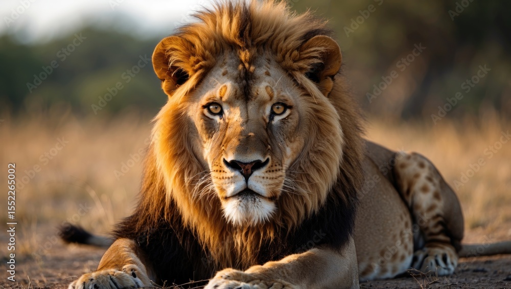 Obraz premium Amazing and dangerous image of lion