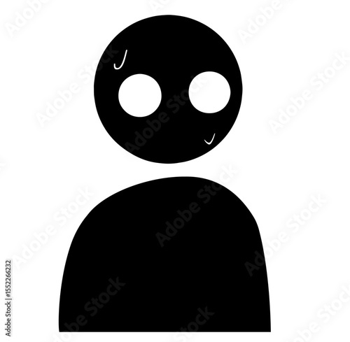 Sweating and Nervous Person Silhouette – Panic, Anxiety, Emotional Stress, Fearful Reaction, Social Pressure, or Mental Health Awareness in High-Stress Situations