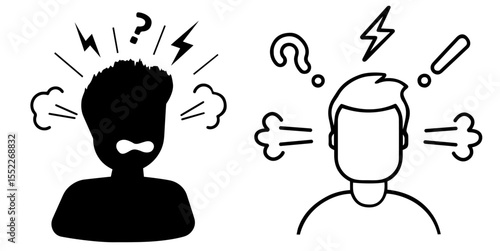 Angry and Frustrated Person Screaming with Emotional Outburst – Rage, Disappointment, Mental Breakdown, Stress Reaction, and Emotional Expression in Conflict or Communication
