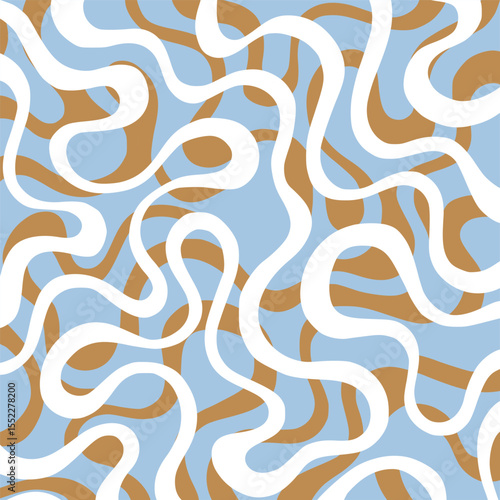 Abstract wave pattern. Vector Illustration.