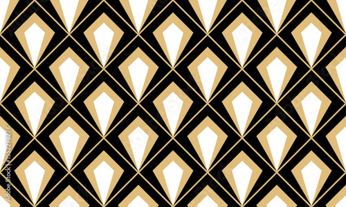 Seamless abstract geometric pattern. Vector Illustration.