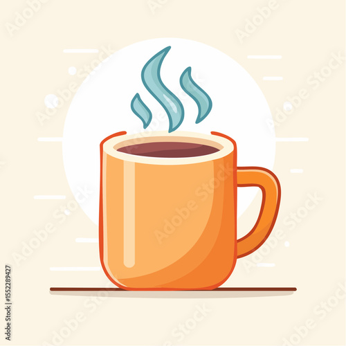 Pause café en visuel vectoriel