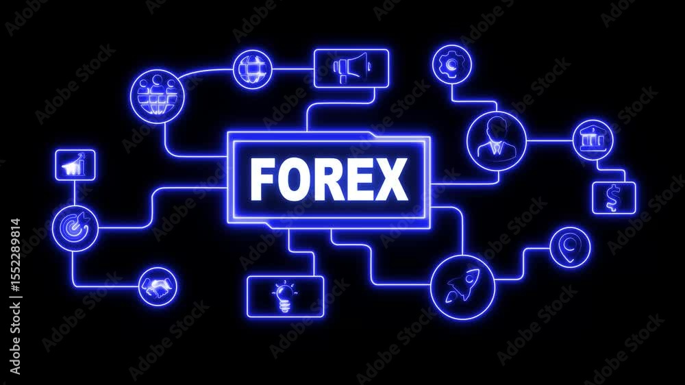 Glowing neon line Business, Technology, Internet and network concept. Financial Graph. Stock Market chart. Forex Investment animeted. 4k video footage Glowing neon line Business, Technology, Internet and network concept. Financial Graph. Stock Market chart. Forex Investment animeted. 4k video footage