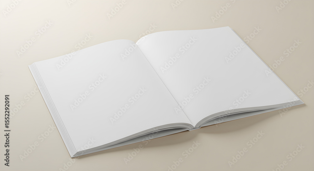 open book with blank pages for mockup open book with blank pages for mockup
