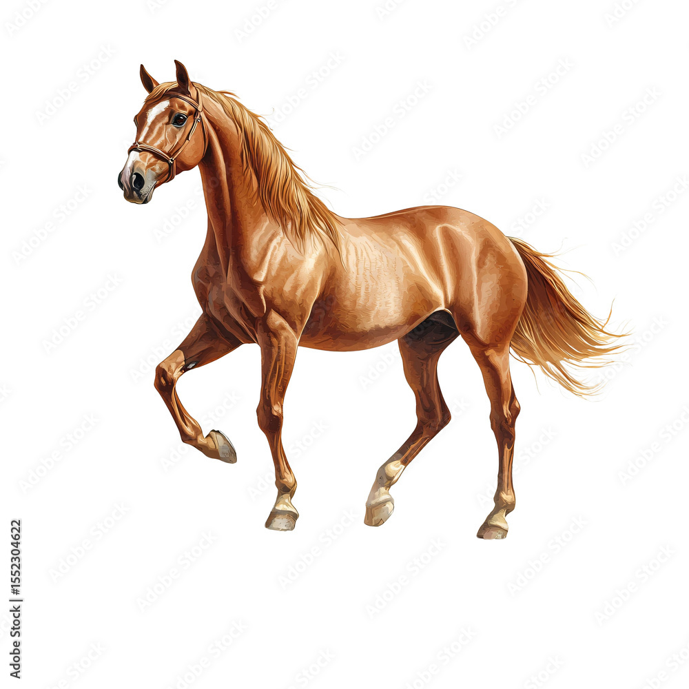 Fototapeta premium horse on a transparent background.PNG
