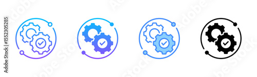 Management Multi Style Icon Set