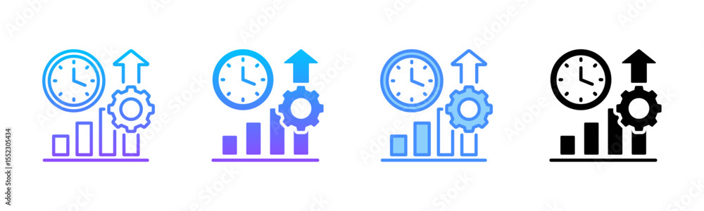 Productivity Multi Style Icon Set Productivity Multi Style Icon Set