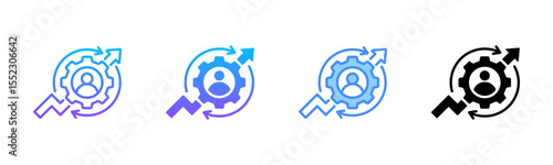 Self Development Multi Style Icon Set