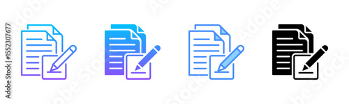 Alteration Multi Style Icon Set