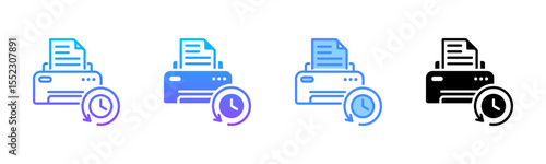 Reprint Multi Style Icon Set
