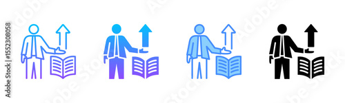 Publisher Multi Style Icon Set