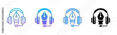Literary Multi Style Icon Set