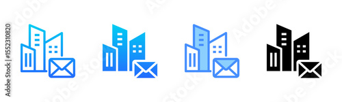 Envelope Multi Style Icon Set