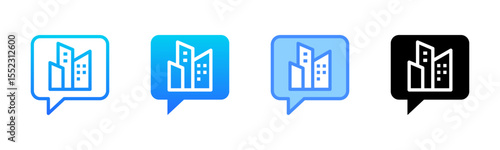 Real Estate Multi Style Icon Set