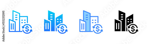 Company Multi Style Icon Set