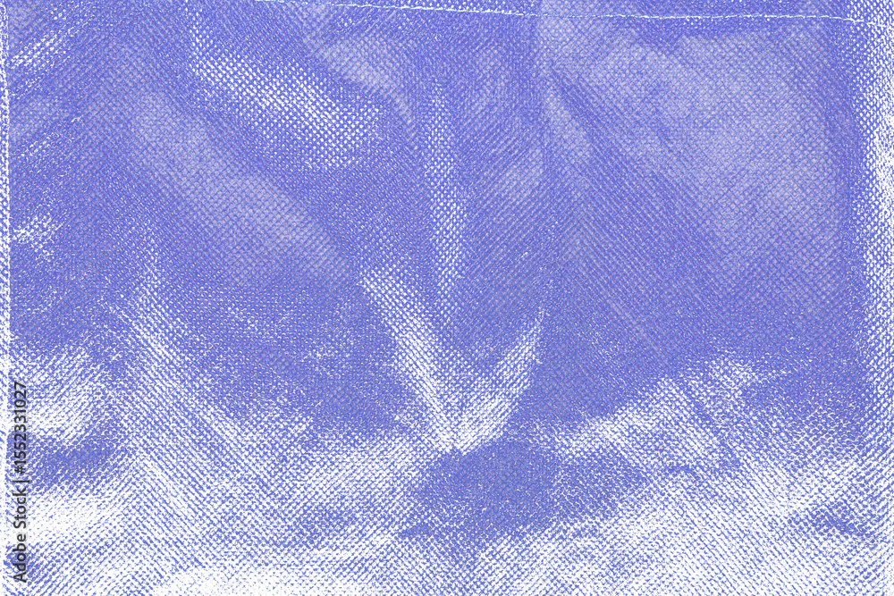 Obraz premium High-Resolution Texture of Wrinkled Blue Fabric with Grunge and Torn Elements. Ideal for Use as a Distressed Background, Textile Detail, or Abstract Design Layer in Creative Projects.