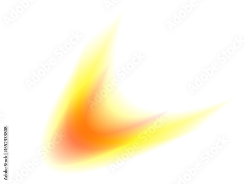 Abstract artistic composition featuring vibrant yellow and orange color gradients on black background