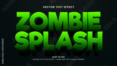 zombie spalsh editable text effect