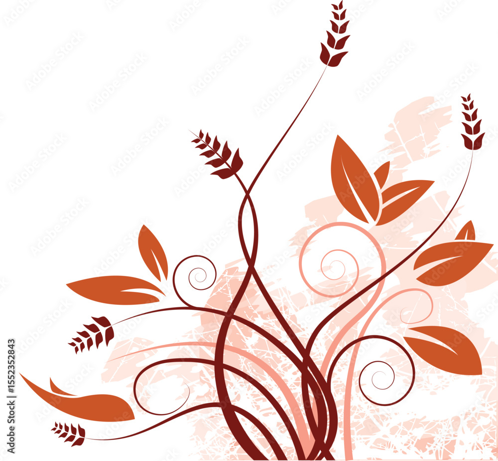 Fototapeta premium vector floral background