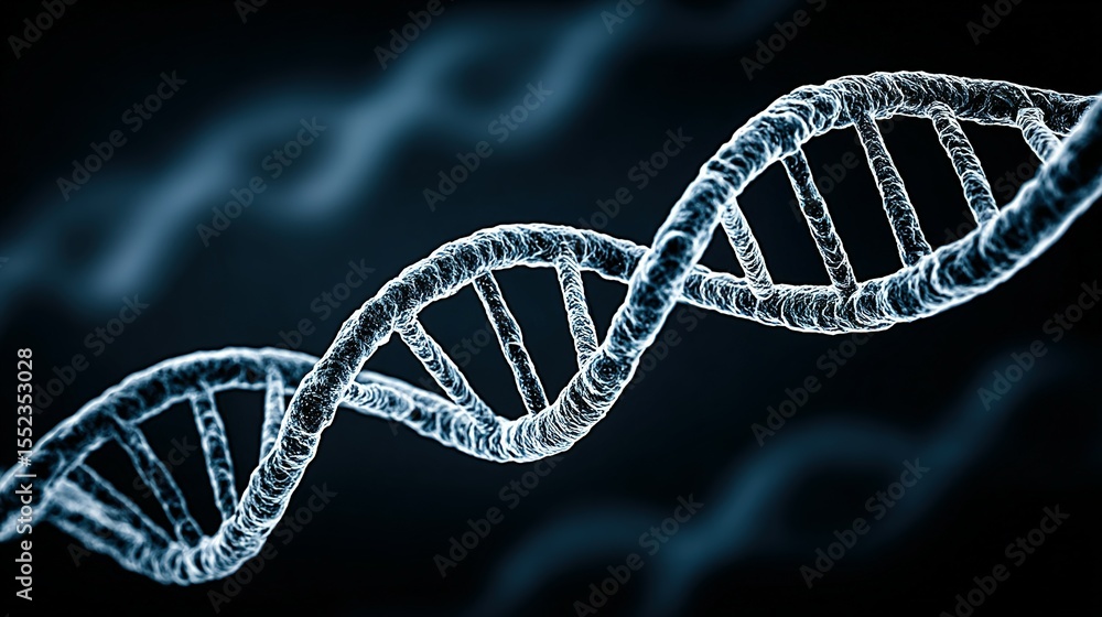 Detailed view of a deoxyribonucleic acid double helix. Detailed view of a deoxyribonucleic acid double helix.