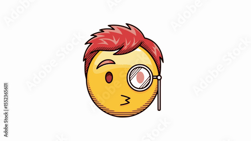 Charming Emoticon Illustration 