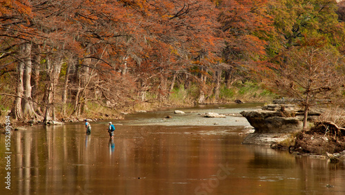 fly fishermen in texas river