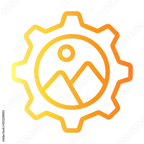 filter Line Gradient Icon