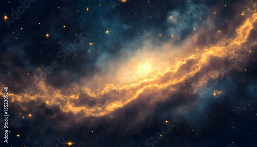 Golden Fate's Loom: Weaving the Cosmic Tapestry