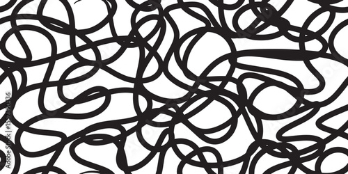 Marker drawn scribble vector. Childish drawing. Hand draws calligraphy swirls. marker scrawls as graphic design elements. Doodle swearing element.