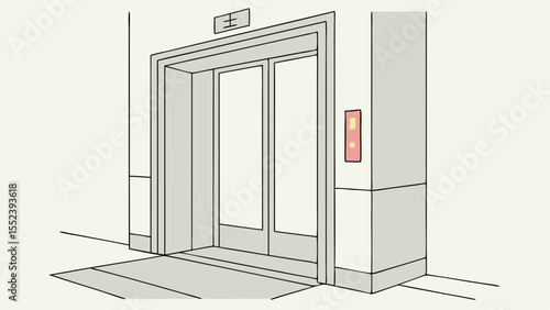 Modern Elevator Entrance Design Architecture and Functionality