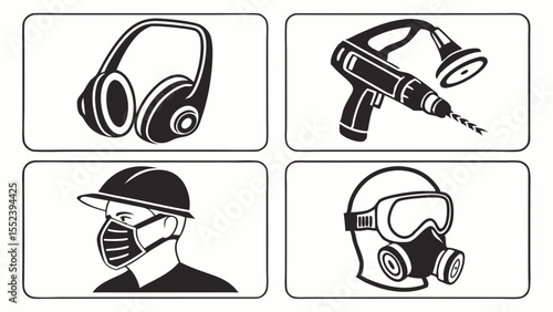 Essential Safety Gear Head Protection, Hearing Protection, and Respiratory Protection