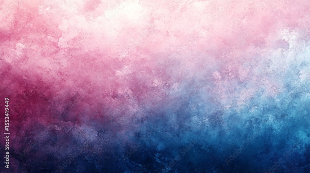 Fototapeta premium Abstract watercolor painting with a gradient of pinks, purples, and blues.