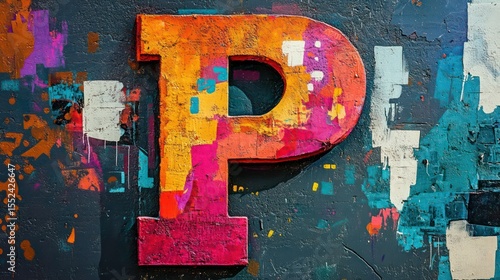 Bold, Colorful Graffiti 