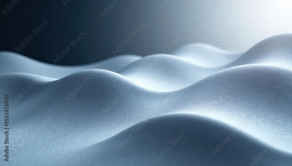 Obraz premium Abstract gray & white wave lines, smooth texture, modern, space background , nebula, curve, soft