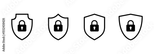 Security icon logo design. protection icon. privacy. vpn