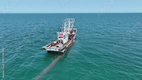 ship floating in the sea