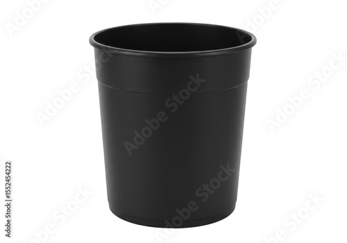 Wallpaper Mural Isolated Black Bucket Container Trash Bin on Transparent Background Torontodigital.ca