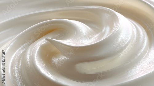Swirls of creamy, smooth texture, catching the light in a delicate dance of curves and subtle gradients.