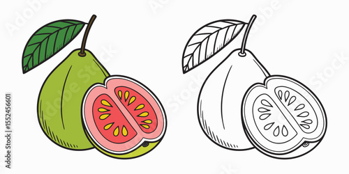 Two cartoon potatoes, one colored light brown, rest next to its black and white counterpart