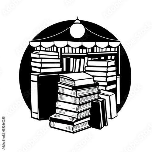 A second-hand book market with rare and wonderful ...