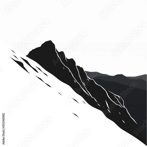 A ridge where sunset paints the rocks