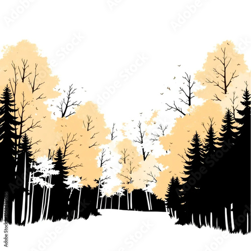 A Canadian forest ablaze with autumn colour