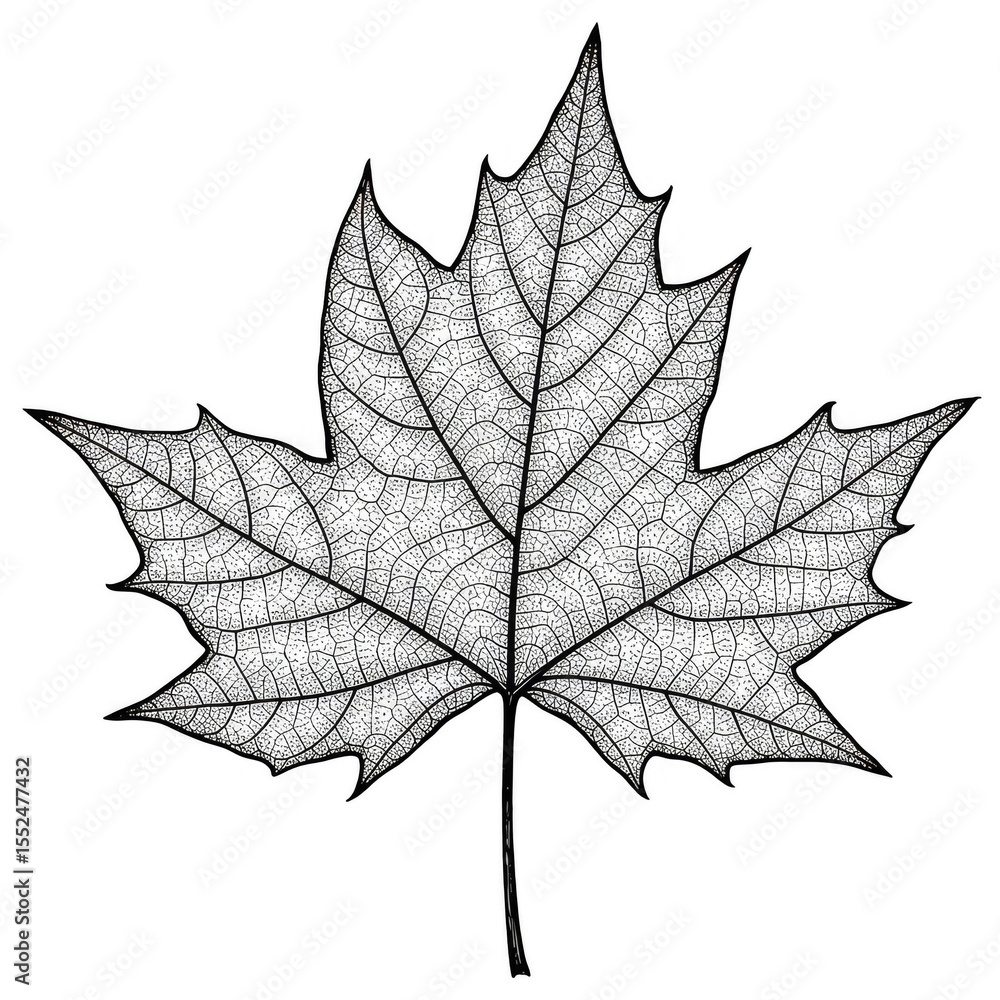 custom made wallpaper toronto digitalIsolated Vector Graphic of a Maple Leaf on Transparent Background